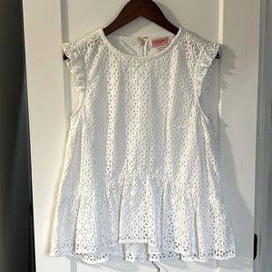 Kate spade top. Back zipper. Size 0. Lined. Worn twice.